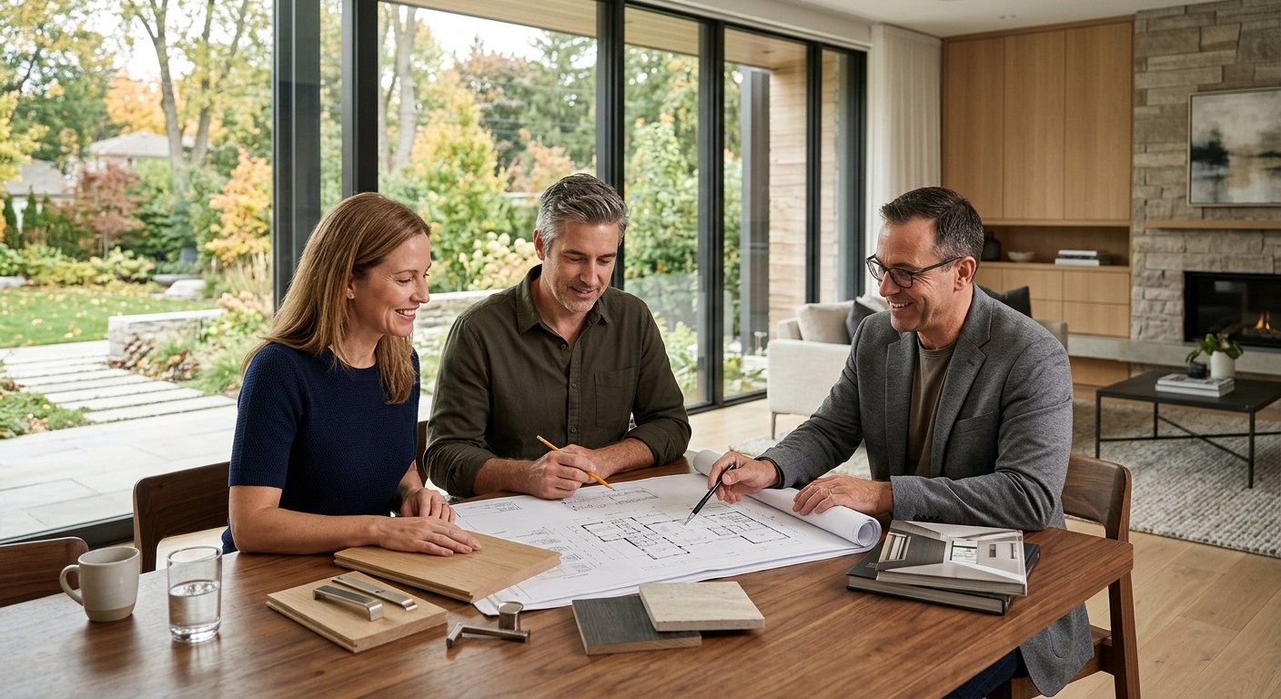 Luxury design-build consultation for a custom home in the GTA