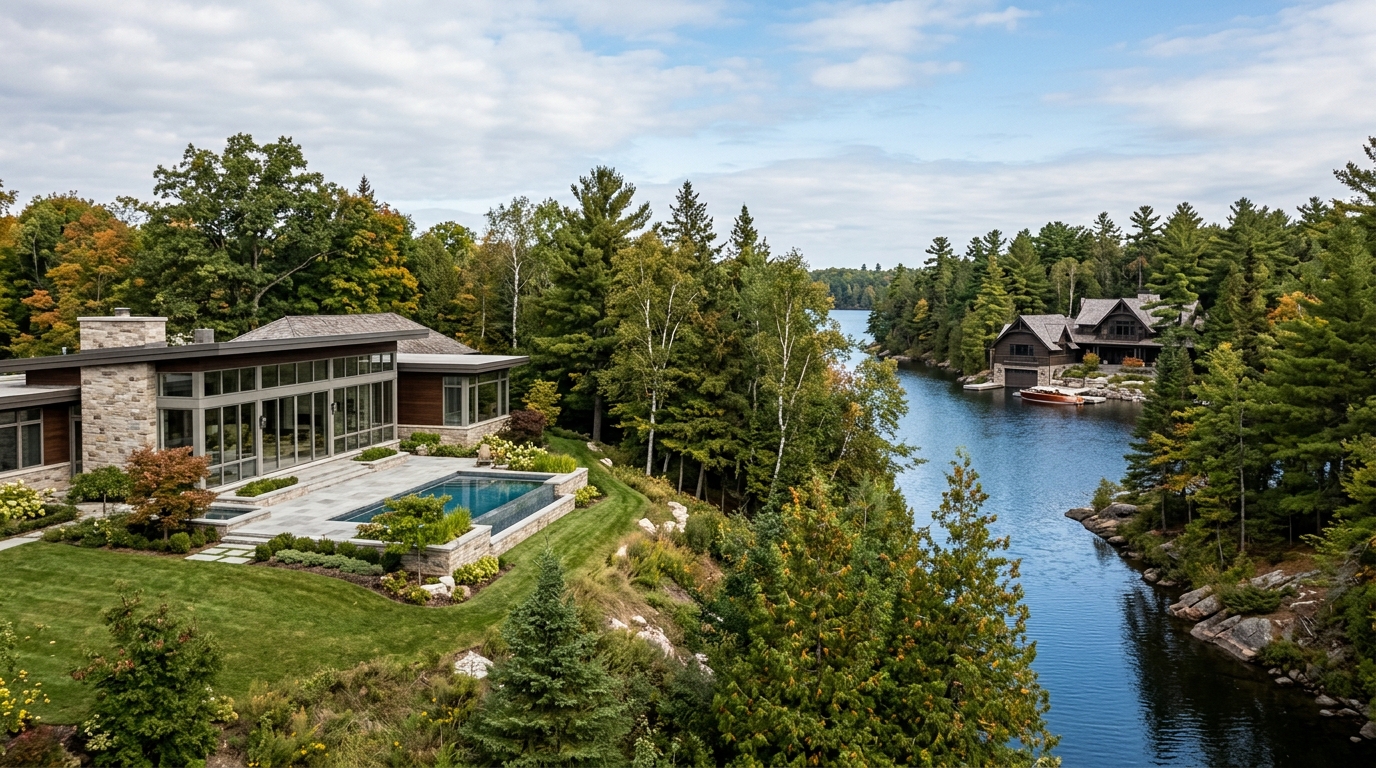 Luxury Ontario properties representing different design-build environments